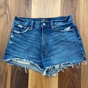Abercrombie & Fitch High Rise Jean Shorts